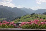Blick vom Balkon der Wohnung Frommes